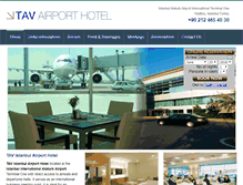 Tablet Screenshot of istanbul-airporthotel.com